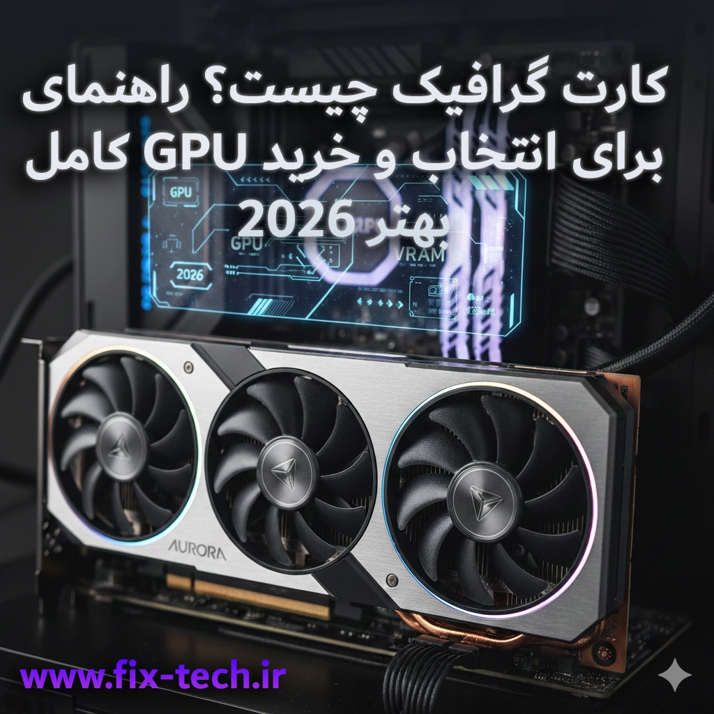 کارت گرافیک چیست؟ راهنمای کامل GPU برای انتخاب و خرید بهتر (2026)